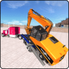 Construction Machines Transporter Truck