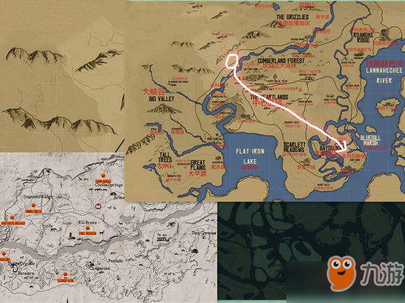 荒野大镖客2地图有多大【分析完整版地图】[图]