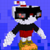Cuphead Craft 3D Color by Number ; Modern Coloring