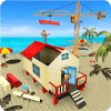 Island Beach Hut Construction