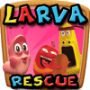 Larva Rescue - friends and food
