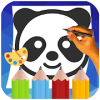 Panda coloring & painting with friends
