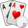 Playing Card Solitaire Color By Number - Pixel art