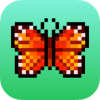 Butterfly Color By Number: Pixel Art Butterfly