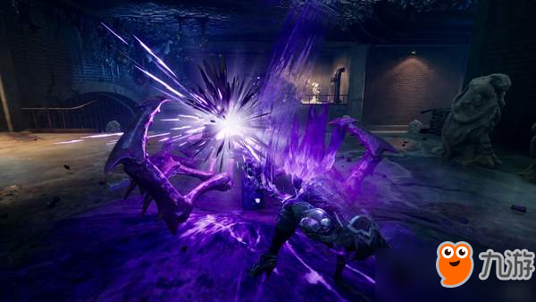 《暗黑血统3》新截图公布 紫发形态怒神手撕昆虫BOSS