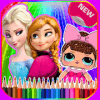 coloring princess - princess coloring book girls快速下载