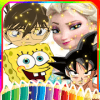 coloring book for any cartoon & princess & manga怎么安装