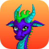 Dragon Color By Number: Pixel Art Dragon