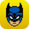 Superhero Color By Number: Pixel Art Superhero