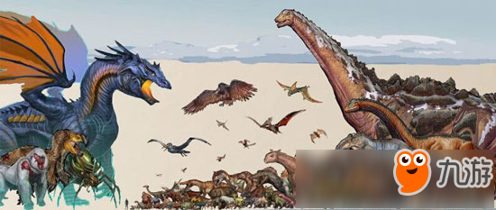 方舟生存进化恐龙对比：棘背龙VS霸王龙
