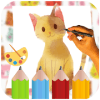 Cats Coloring and Painting Book Games