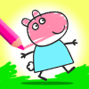 Pig Coloring book Pepaa Cartoon下载地址