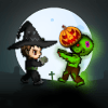 Halloween Adventure - Retro Pixel Art Game