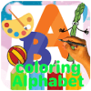 Alphabet Coloring & Painting Touch Games