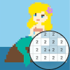 Mermaid Pixel Art - Coloring By Number