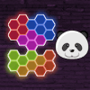 Panda Hexa Glow Puzzle