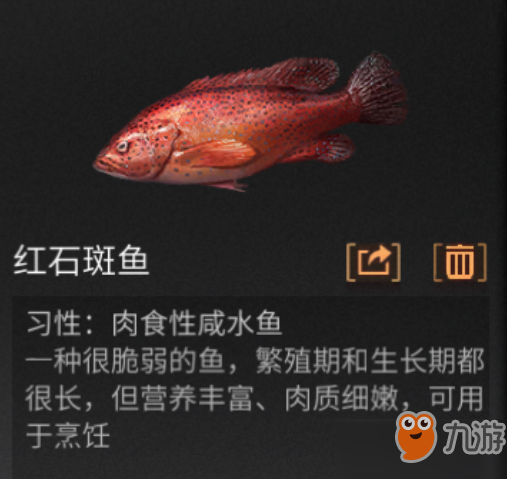 明日之后咸水魚(yú)百科_咸水魚(yú)料理介紹[圖]