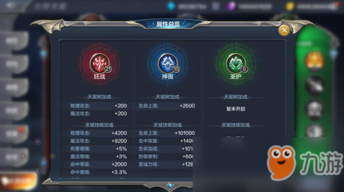 《奇迹MU：觉醒》大师天赋系统详细介绍