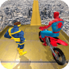 Superhero Furious Drive: Motorcycle Racing