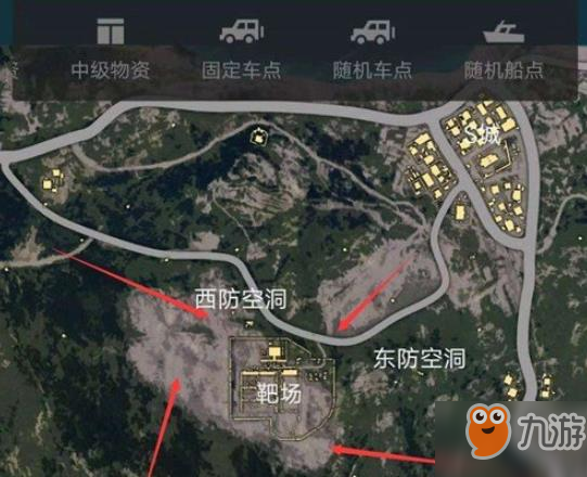 絕地求生刺激戰(zhàn)場單排靶場怎么跳 單排靶場跳傘攻略