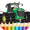 Tractors Coloring Pages Game