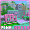 Pink princess house 2018 map for MCPE