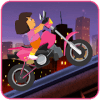 Little Dora Motorcycle Stunts