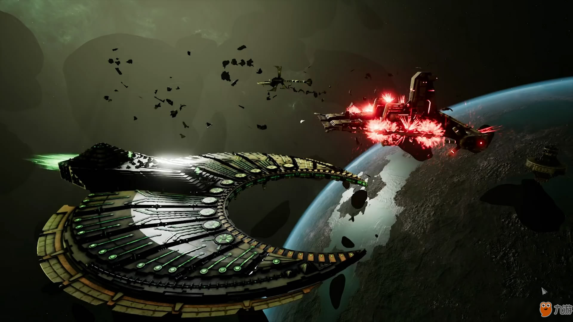 《哥特舰队：阿玛达2》新演示视频 宇宙战舰疯狂交火