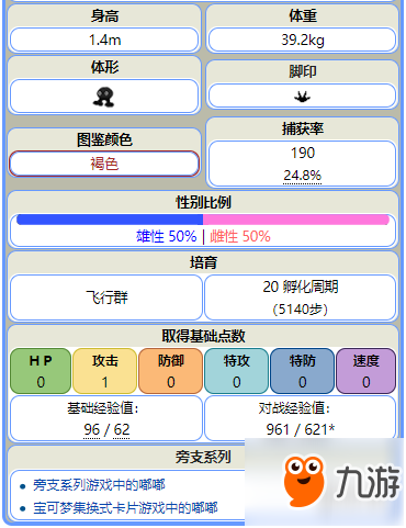 《精灵宝可梦皮卡丘伊布》嘟嘟属性介绍 嘟嘟资料大全