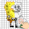 Pixel Art: Cartoon Coloring by Number 3D