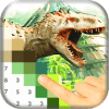 Dinosaur Color by Number: Jurassic Pixel Art官方版免费下载