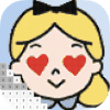 Wonderland Girl Pixel Art - Number Coloring Books