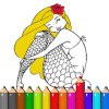 Coloring Page - Beauty Mermaid