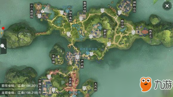 楚留香12月12日坐观万象打坐修炼点具体位置一览