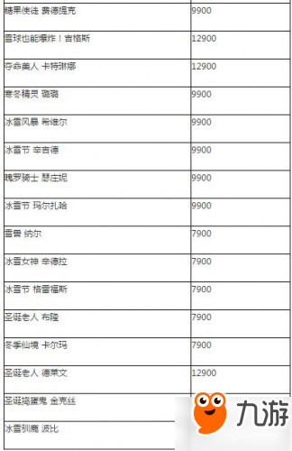 lol历年冰雪节限时销售活动地址 lol2018冰雪节限定皮肤官网地址