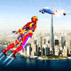 Flying Iron Superhero Spider : City Rescue Mission