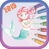 Mermaid Princess -coloring page 2019怎么下载到手机