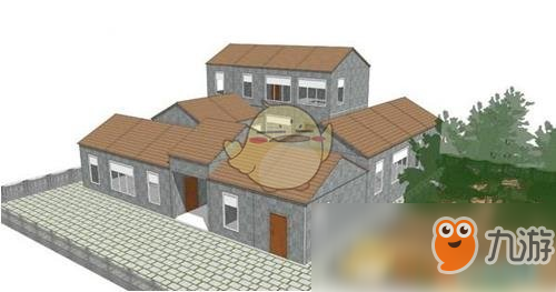 《明日之后》四合院建造圖紙