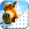Horses Pixel Art: Paint Pony Color By Number Game