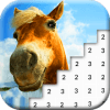 Horses Pixel Art: Paint Pony Color By Number Game占内存小吗