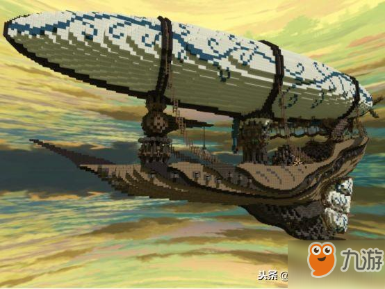 荷载50000人 盘点《我的世界》里在空中航行的诺亚方舟