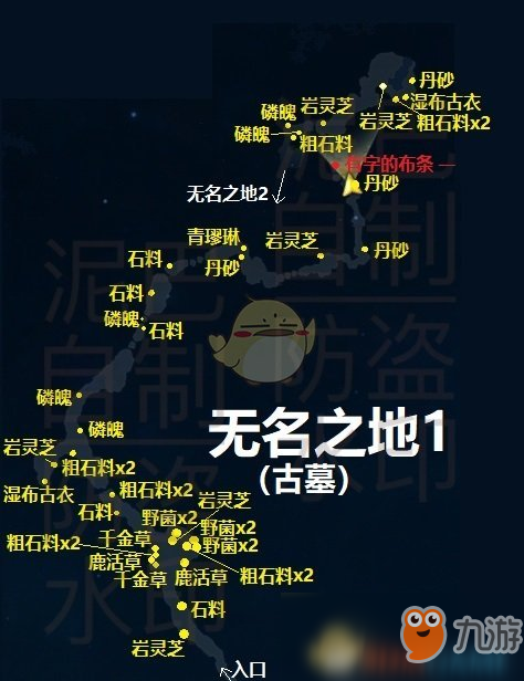 《古剑奇谭3》无名之地(古墓)采集攻略心得