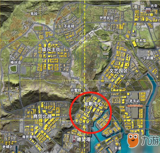 《荒野行动》都市阵线哪里资源多 新地图热门资源点介绍