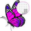 Butterfly Color By Number - Pixel Art免费下载