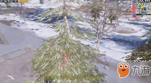《绝地求生刺激战场》雪地地图上树怎么上 雪地地图上树技巧分享