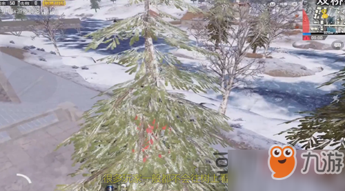 《绝地求生刺激战场》雪地地图怎么上树 雪地地图上树技巧分享