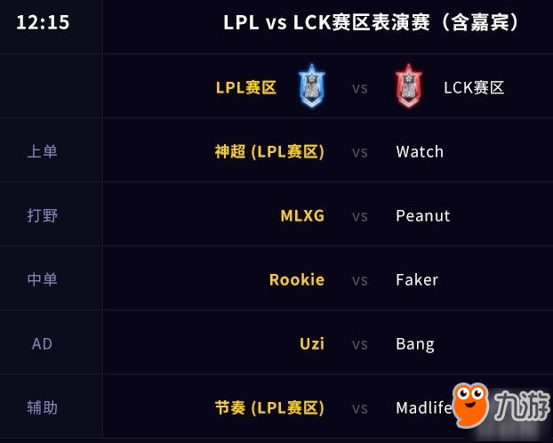 英雄聯(lián)盟全明星賽賽程表 極限閃擊Faker vs UZI！