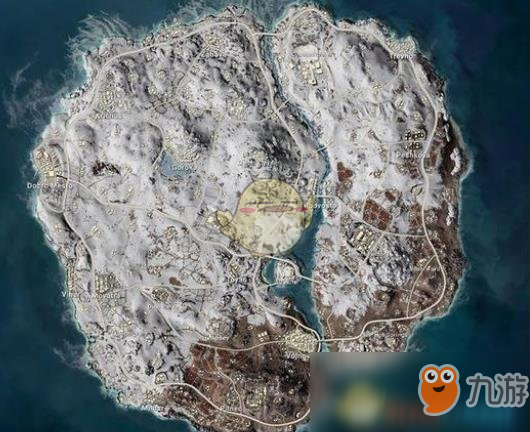 《绝地求生》新的地图雪地地图布局怎样 新地图大小介绍