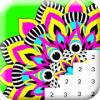 Color by Number: Mandala Pixel Art Full Images