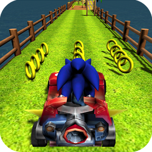 Sonic Chibi Car Racing Boom